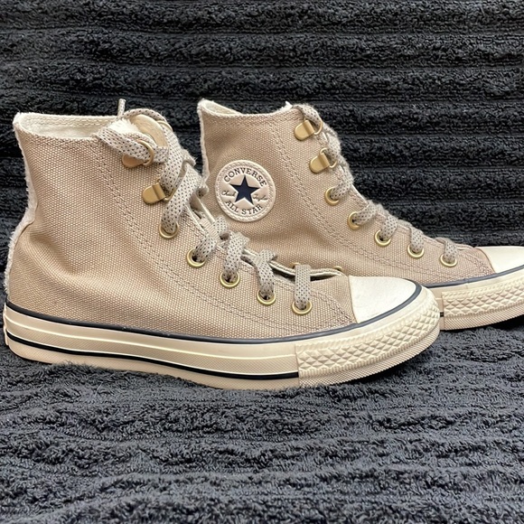 CONVERSE ALL STAR FAUX FUR HIGH TOPS - Picture 5 of 9